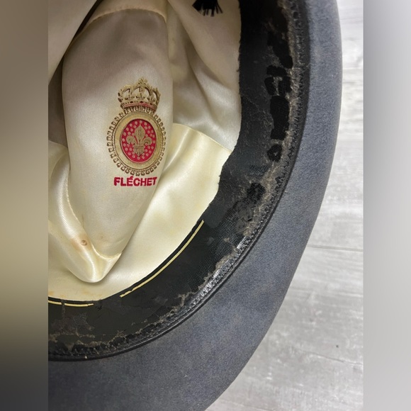 Vintage 1950’s Flechet Grey Fur Felt Fedora 6 5/8 - Picture 11 of 11